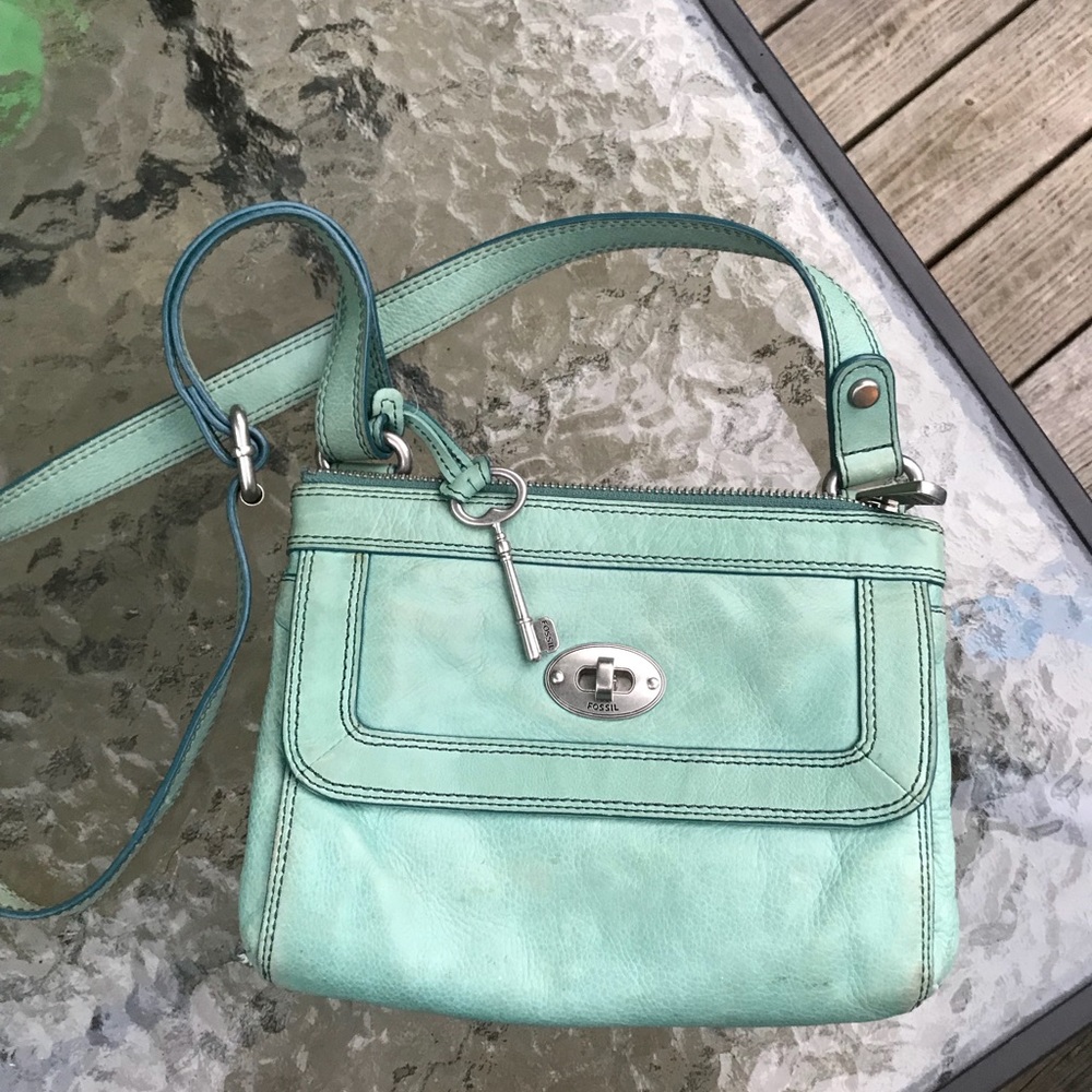 Fossil leather purse
